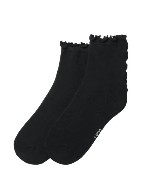 UGG Karsyn lettuce-edge socks