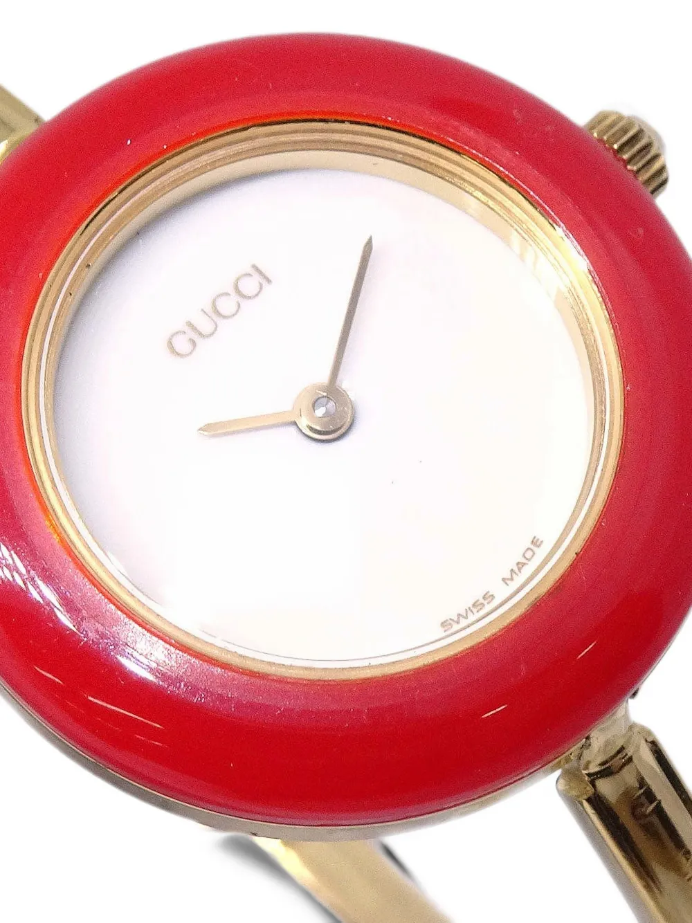 Gucci Pre-Owned Change Bezel Chameleon 25mm watch - Bianco