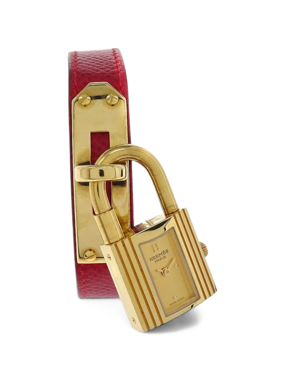Hermès Pre-Owned Kelly padlock 20mm watch - Oro