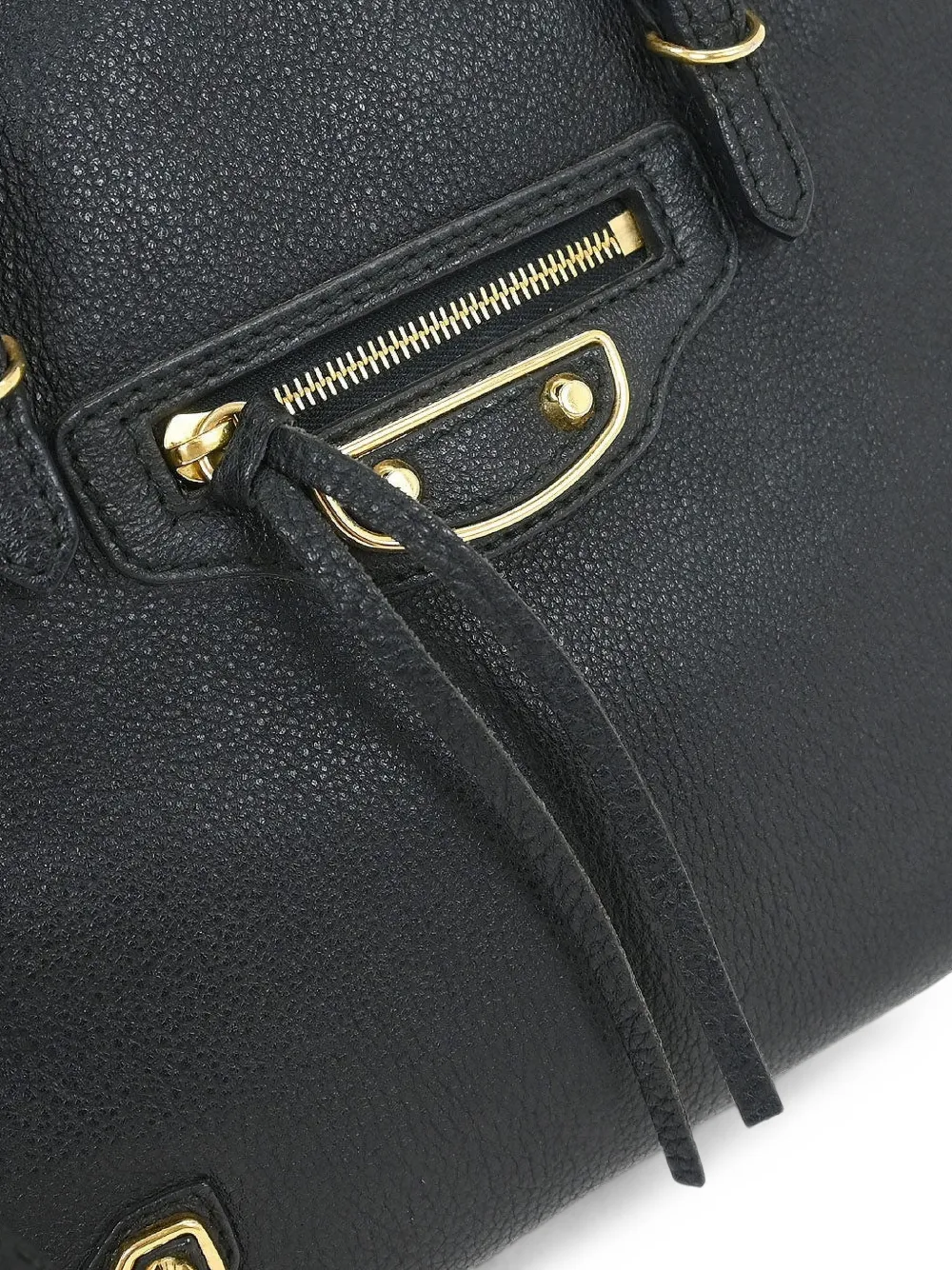 Balenciaga Pre-Owned Metallic Edge Papier shopper Zwart
