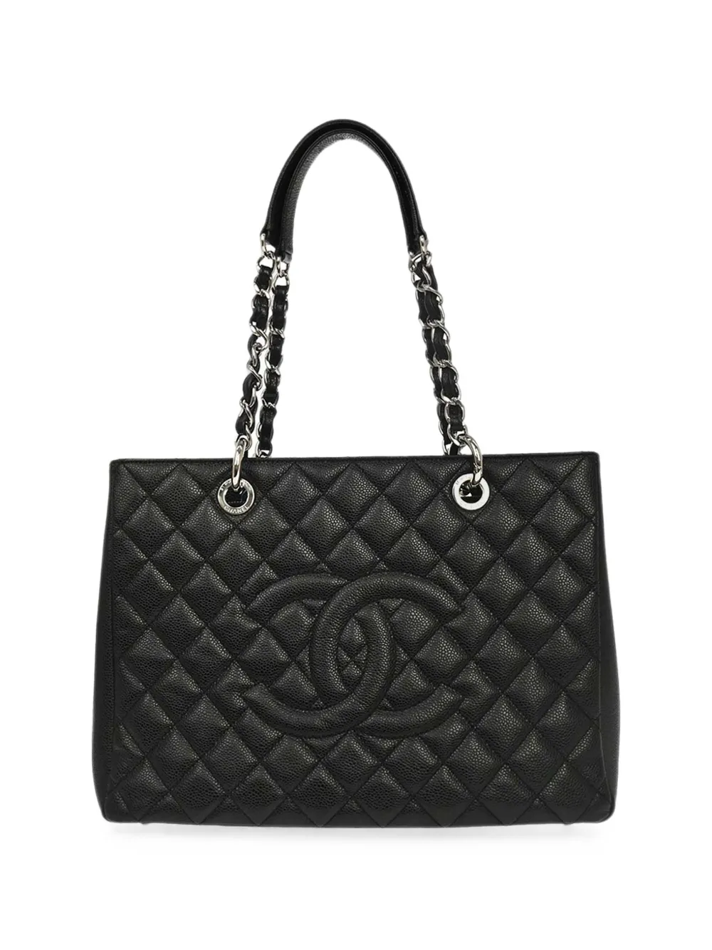 CHANEL Pre-Owned 2014 Grand Shopping Tote quilted tote bag - Schwarz