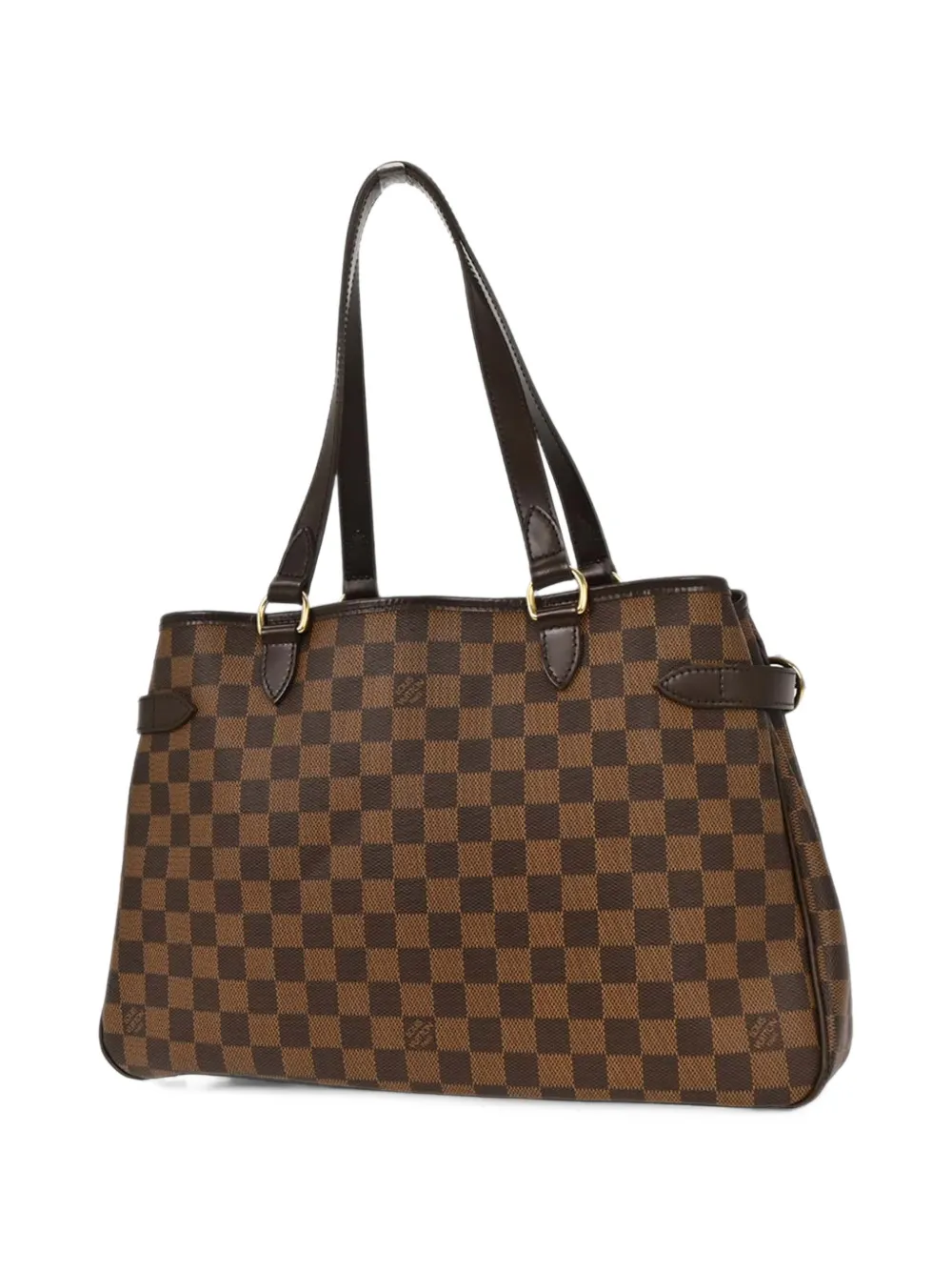 Louis Vuitton Pre-Owned Damier Batignolles patterned tote bag - Marron Louis Vuitton Pre-Owned Damier Batignolles patterned tote bag - Marron