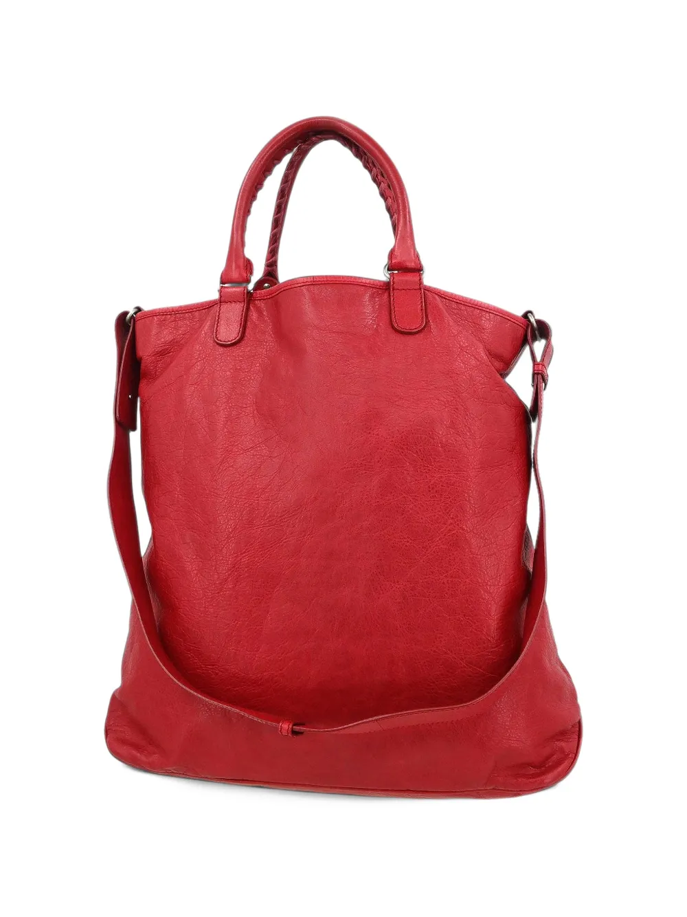 Balenciaga Pre-Owned Lamsleren shopper Rood