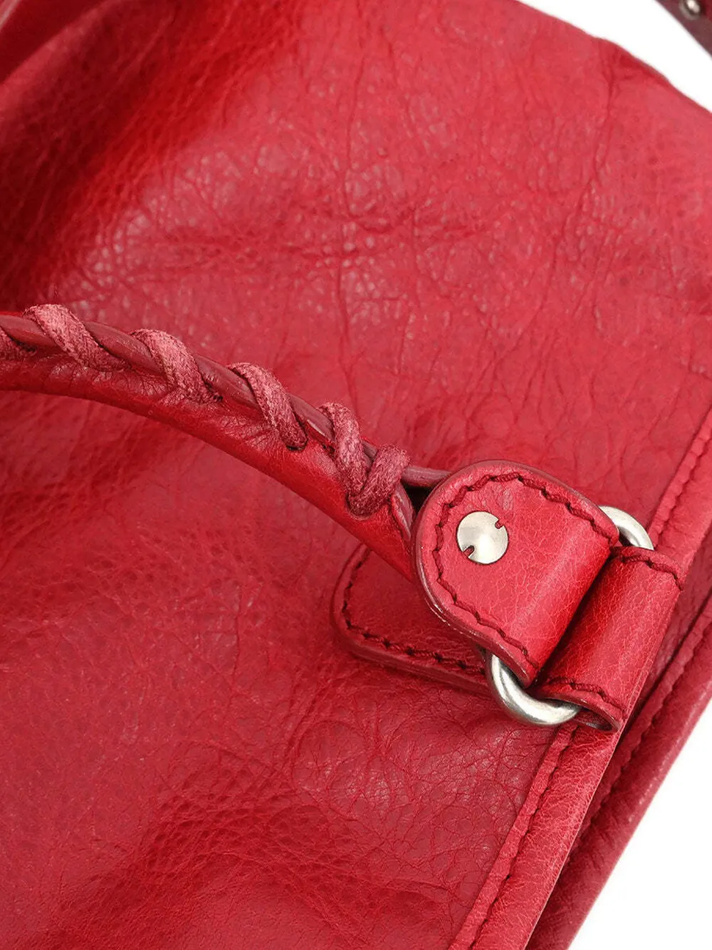 Balenciaga Pre-Owned Lamsleren shopper Rood