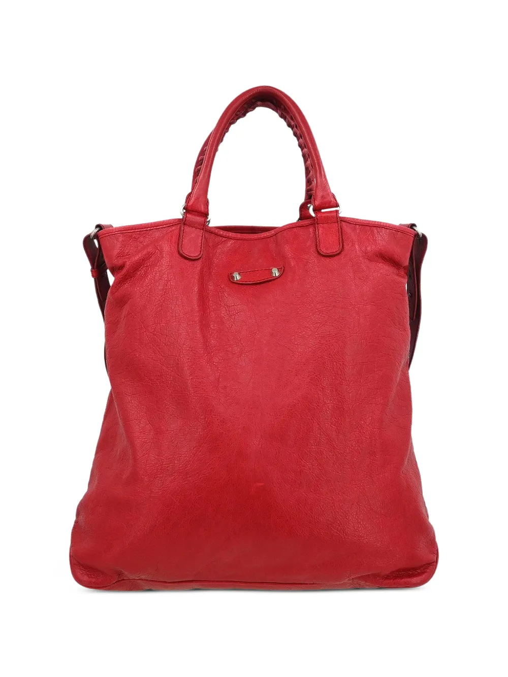 Balenciaga Pre-Owned lambskin tote bag - Rosso
