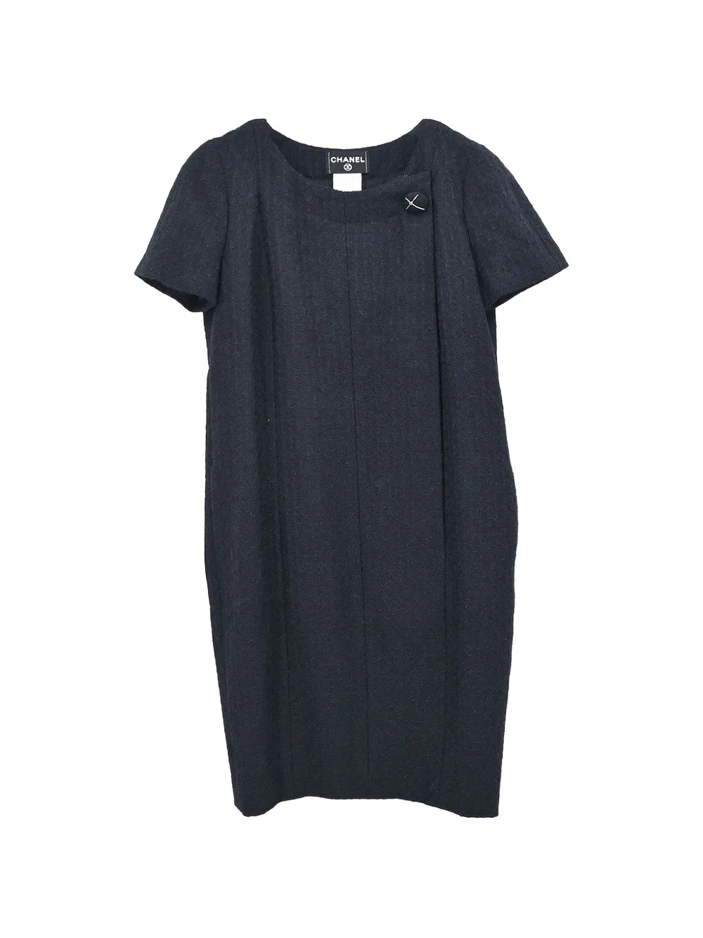 CHANEL Pre-Owned 2007 short-sleeve mini dress - Black