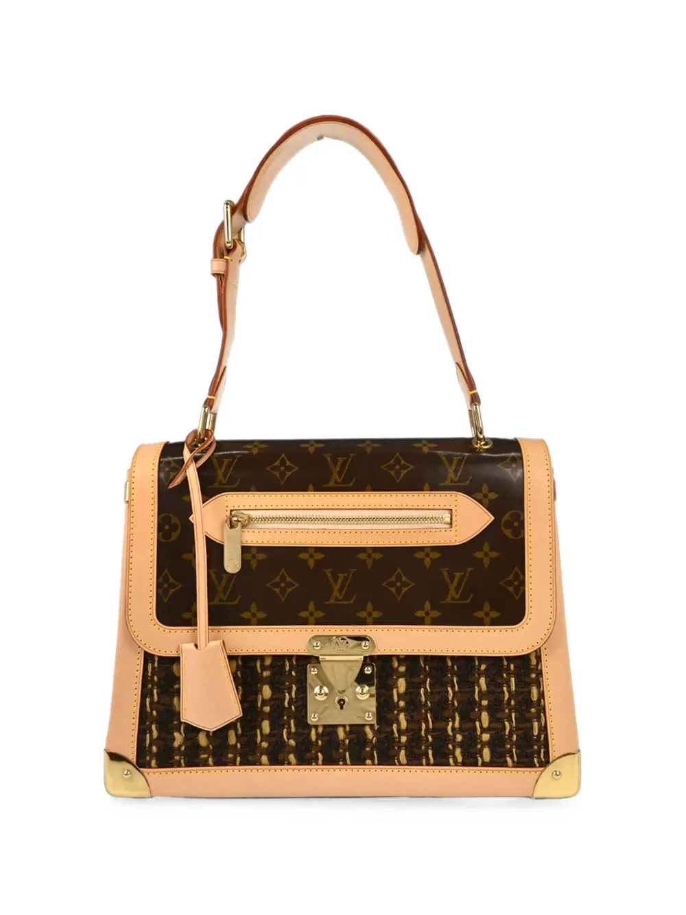 Louis Vuitton Pre-Owned GM monogram Tweddy shoulder bag - Braun