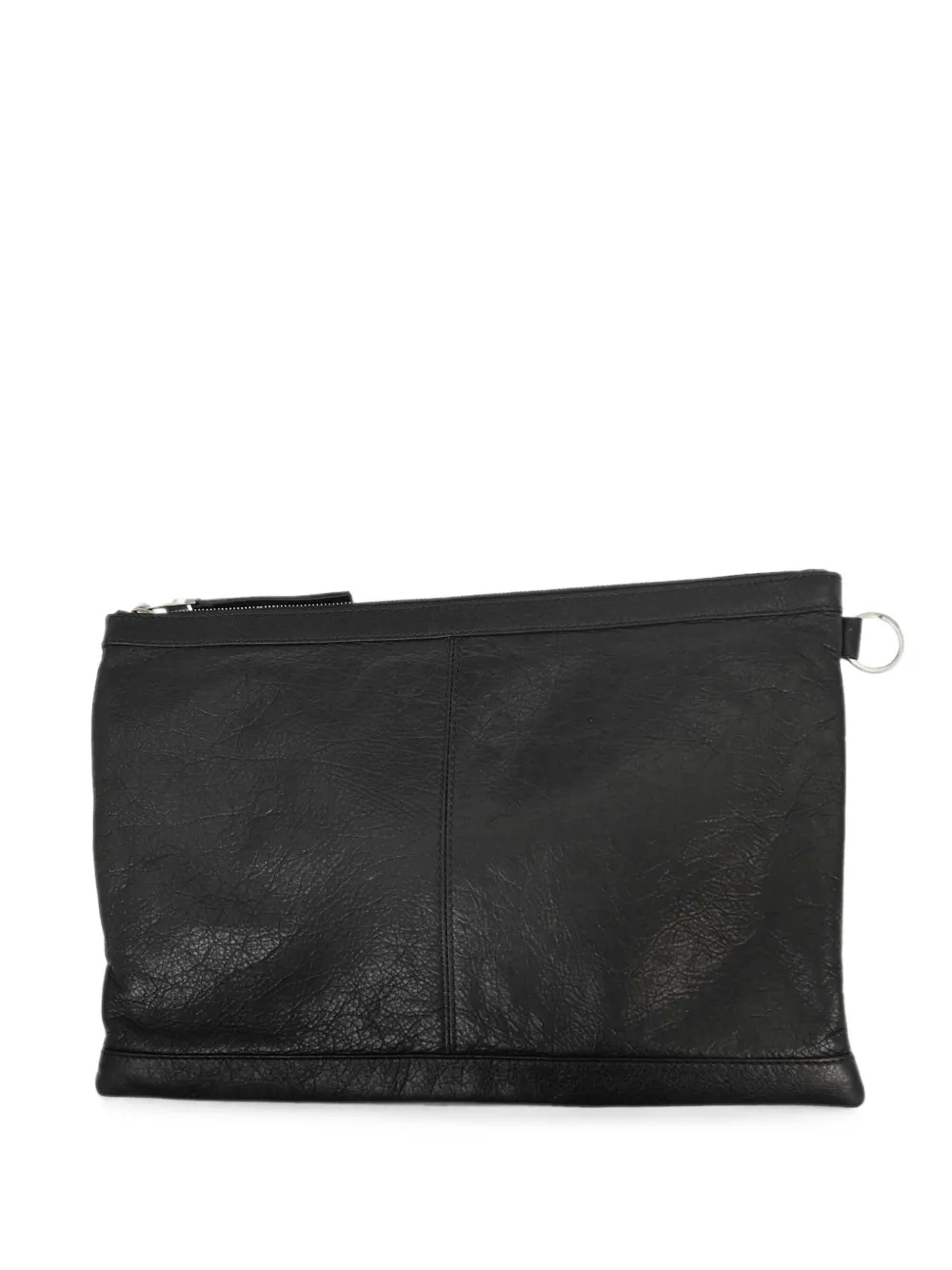 Balenciaga Pre-Owned L Clip leather clutch bag - Schwarz