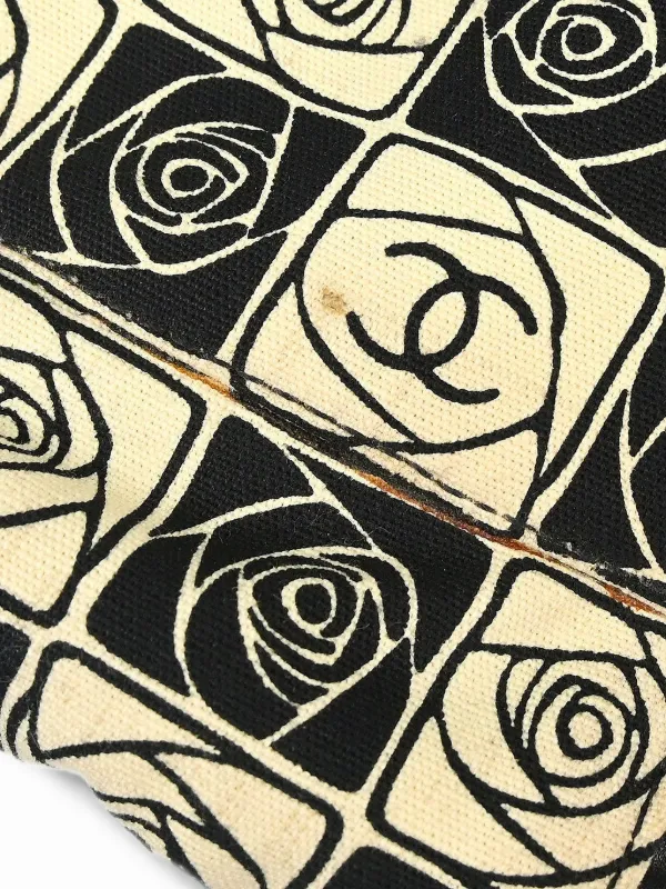 CHANEL Pre-Owned 2003-2004 カメリア ココマーク ハンドバッグ