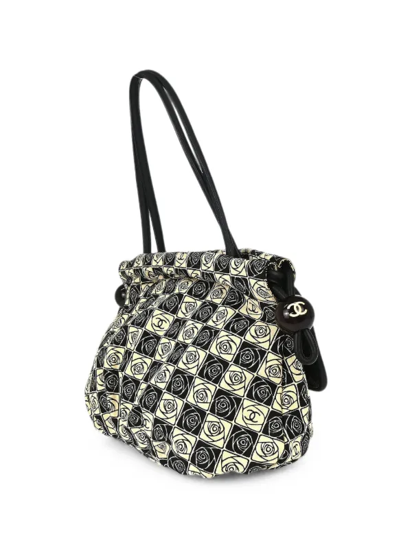 CHANEL Pre-Owned 2003-2004 カメリア ココマーク ハンドバッグ