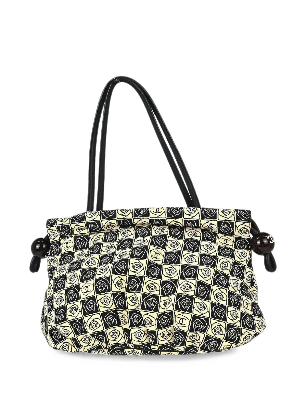 CHANEL Pre-Owned 2003-2004 カメリア ココマーク ハンドバッグ