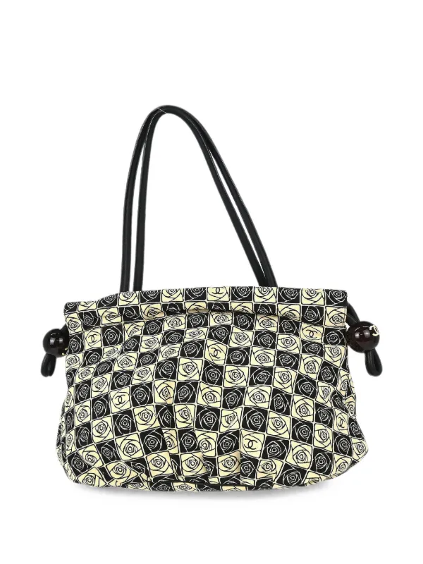 CHANEL Pre-Owned 2003-2004 カメリア ココマーク ハンドバッグ