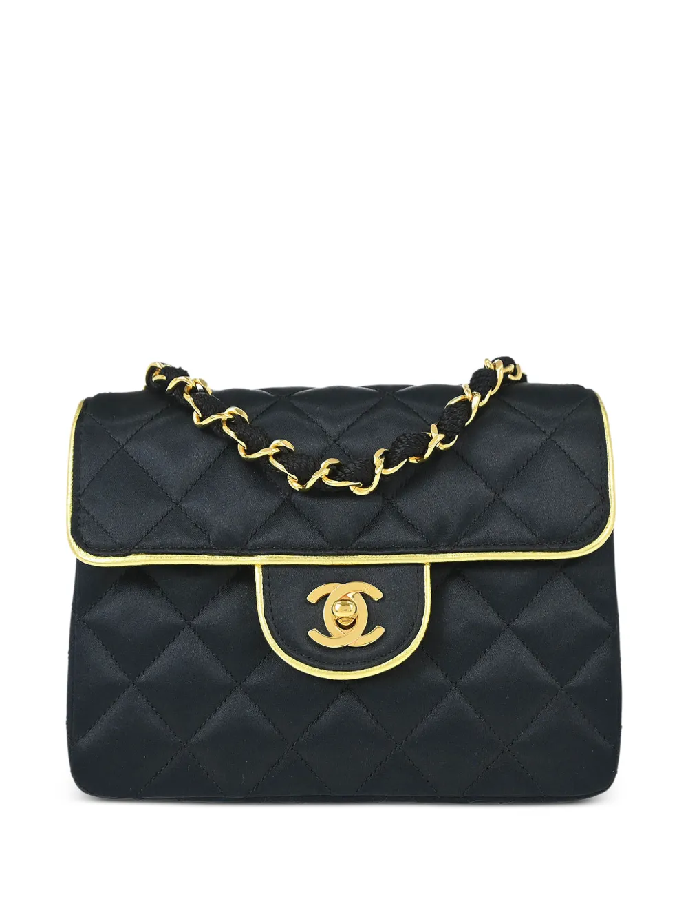 CHANEL Pre-Owned 1989-1991 mini Square Flap shoulder bag - Schwarz