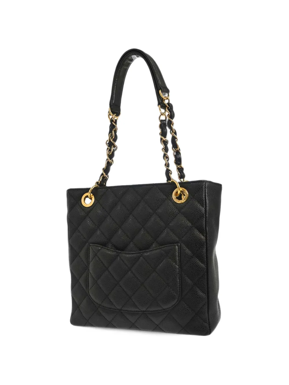 CHANEL Pre-Owned 2010-2011 Petite Shopping tote bag - Nero