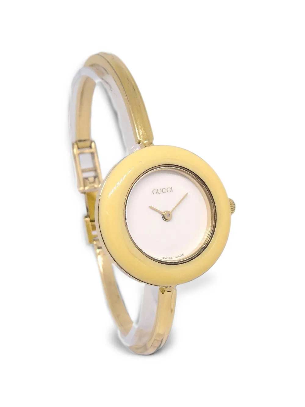 Gucci Pre-Owned Chameleon Change Bezel 25mm watch - Bianco