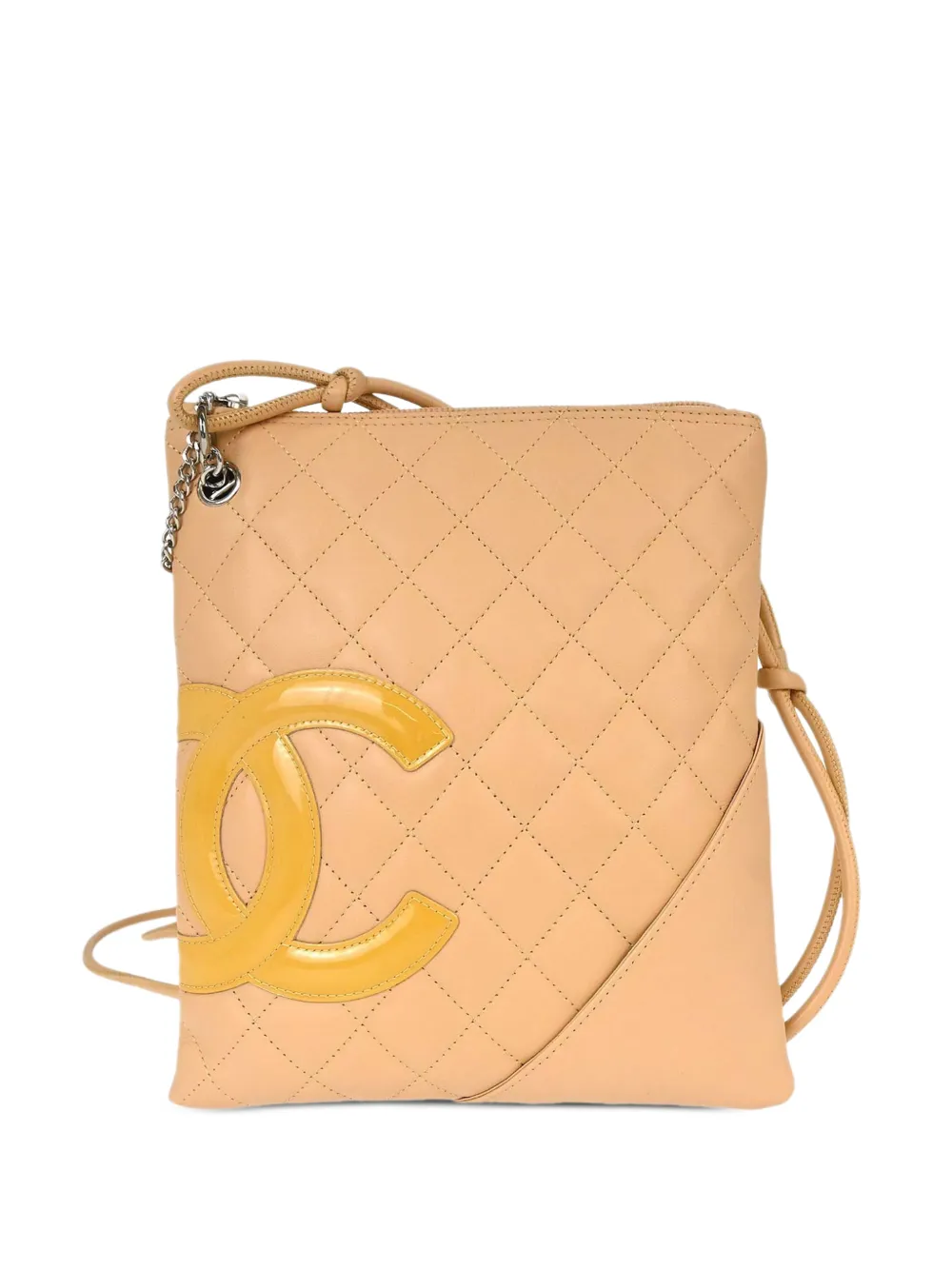 CHANEL Pre-Owned 2005-2006 quilted shoulder bag - Neutrals