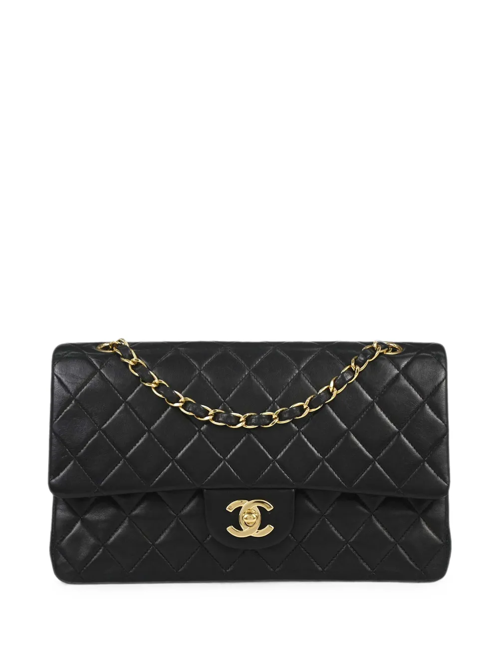 CHANEL Pre-Owned 2001-2003 medium Classic Double Flap shoulder bag - Black