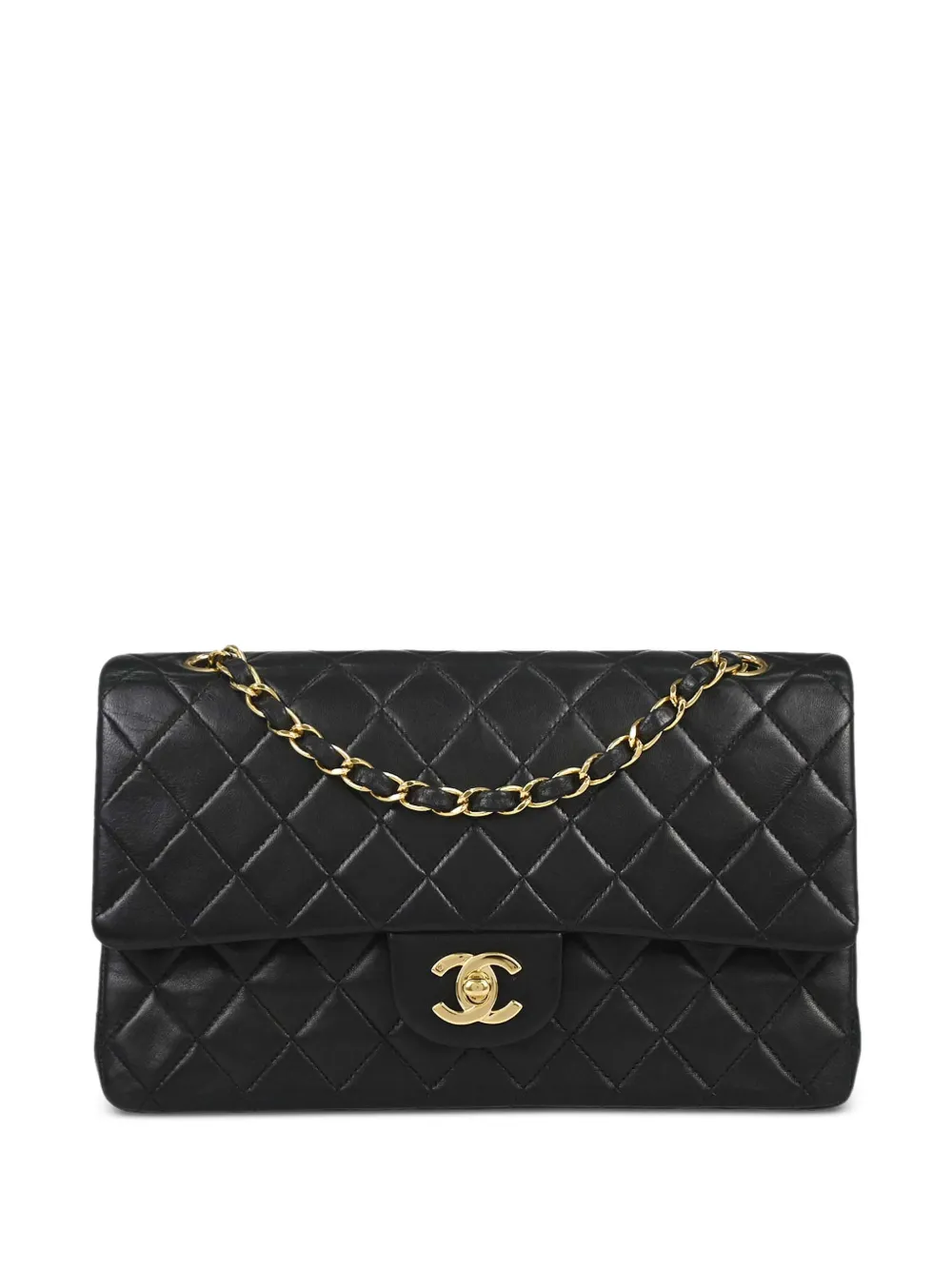 CHANEL Pre-Owned 2001-2003 medium Classic Double Flap shoulder bag - Black