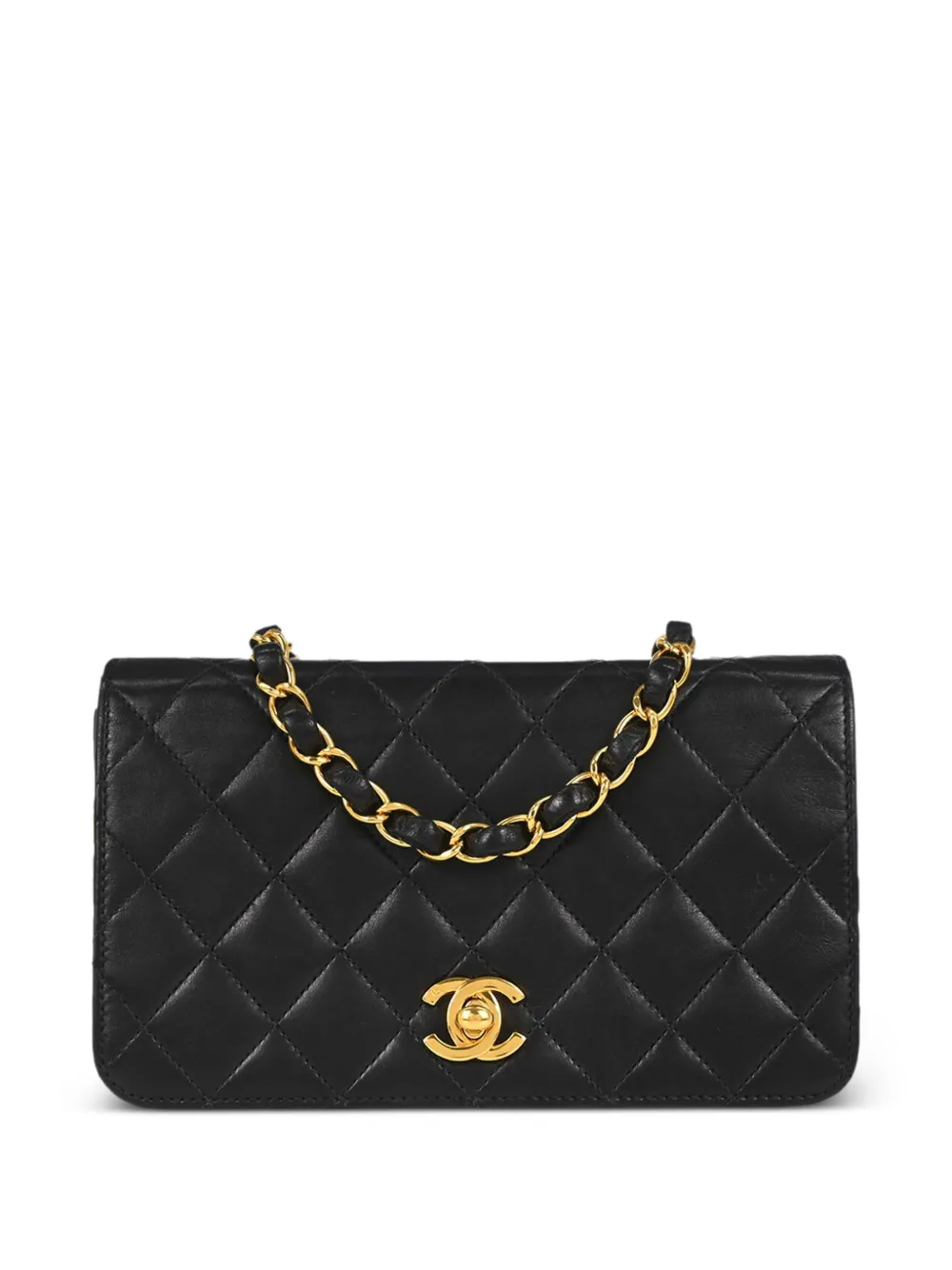 CHANEL Pre-Owned mini 2004-2005 quilted Turnlock shoulder bag - Schwarz