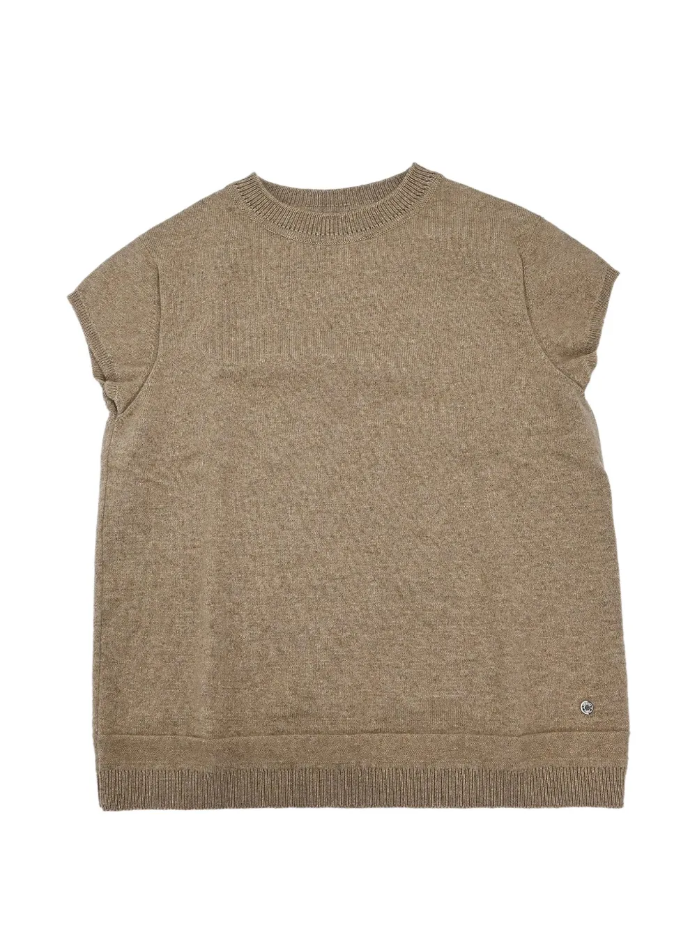 Hermès Pre-Owned cashmere short-sleeved sweater - Braun