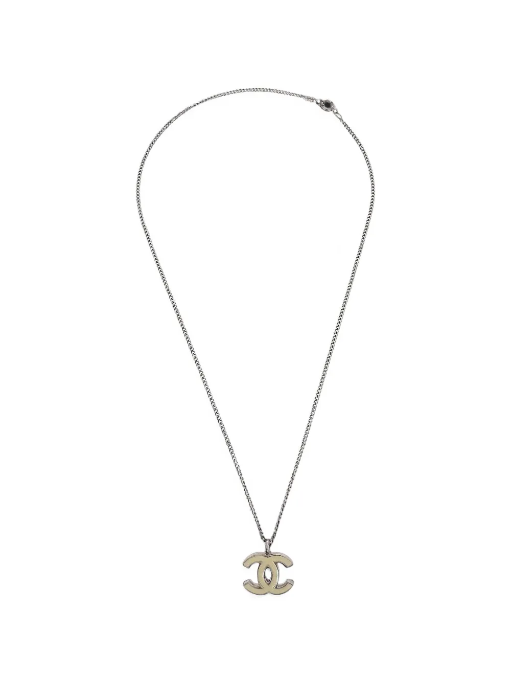CHANEL Pre-Owned CC chain necklace - Silber