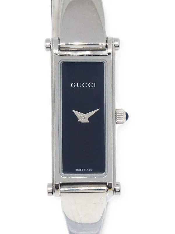 Gucci Pre-owned 1500L 30mm Watch in Black