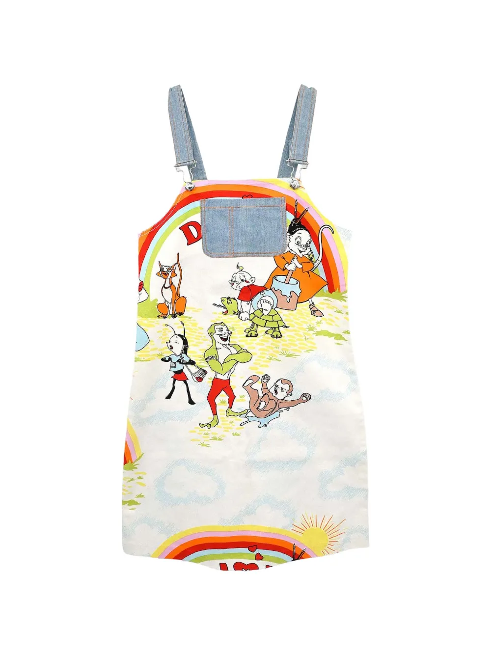Christian Dior Pre-Owned cartoon-print sleeveless top - Weiß