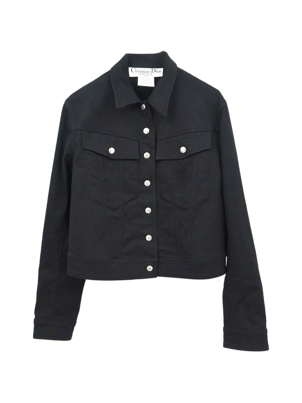 Christian Dior Pre-Owned 2001 J'adore Dior denim jacket - Noir Christian Dior Pre-Owned 2001 J'adore Dior denim jacket - Noir
