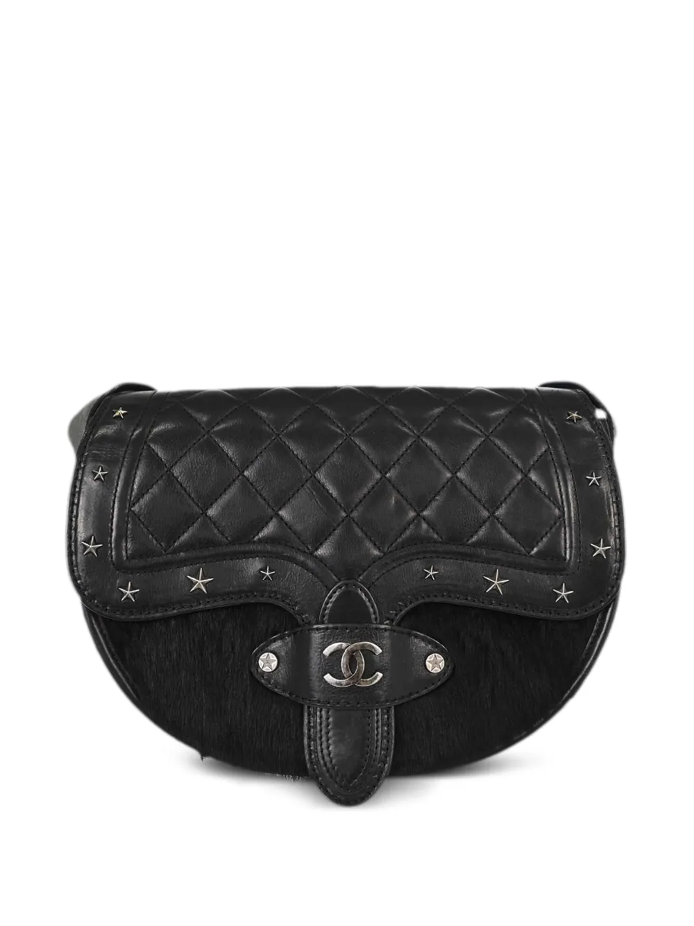 CHANEL Pre-Owned 2014 Paris-Dallas saddle shoulder bag - Schwarz
