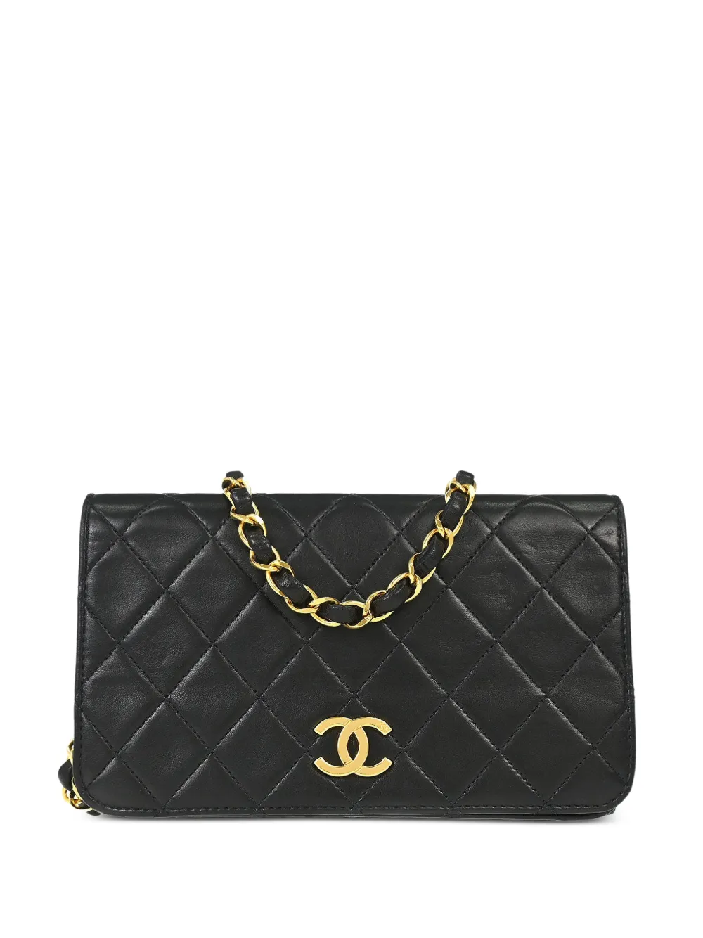 CHANEL Pre-Owned 1996-1997 mini quilted CC shoulder bag - Black