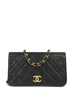 CHANEL Pre-Owned 2021-2026 ミニ マトラッセ デニム ダブルユー
