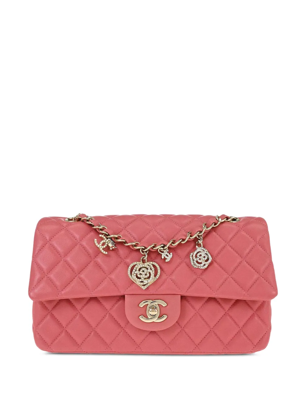 CHANEL Pre-Owned 2014 pre-owned Valentine Schultertasche - Rosa