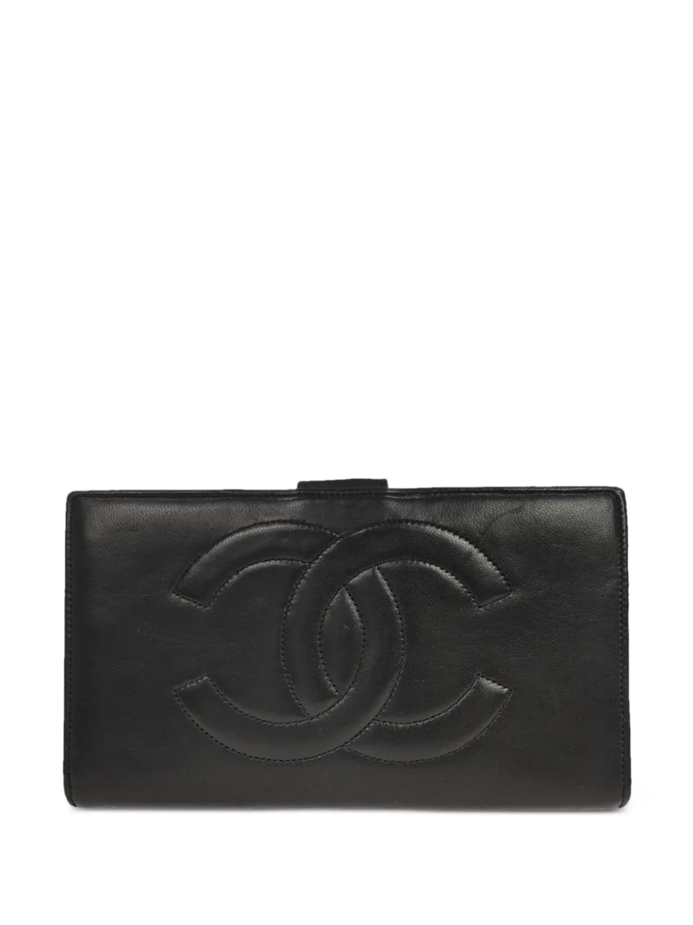 CHANEL Pre-Owned 1994-1996 CC logo wallet - Schwarz