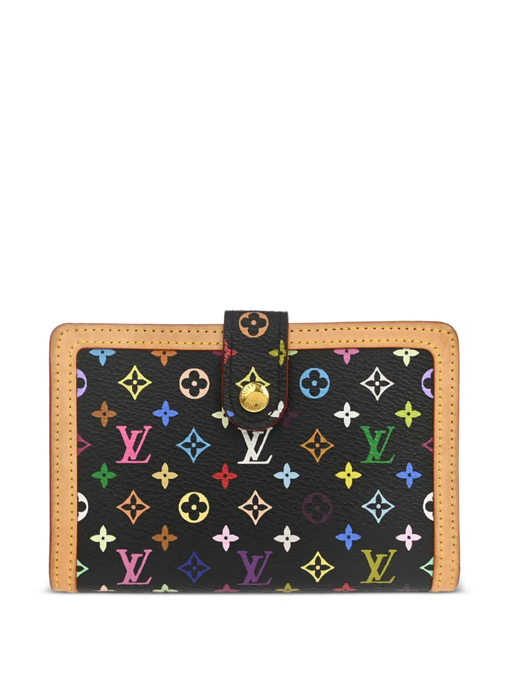 Louis Vuitton Pre-Owned x Takashi Murakami 2005 Portefeuille Viennois Monogram Multicolour canvas wallet - Nero