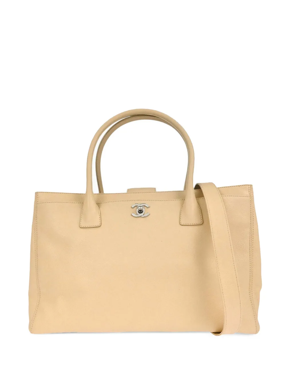CHANEL Pre-Owned 2008-2009 Executive Cerf tote bag - Neutrals