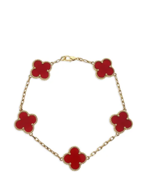 Van Cleef & Arpels Pre-Owned bracelet Alhambra en cornaline
