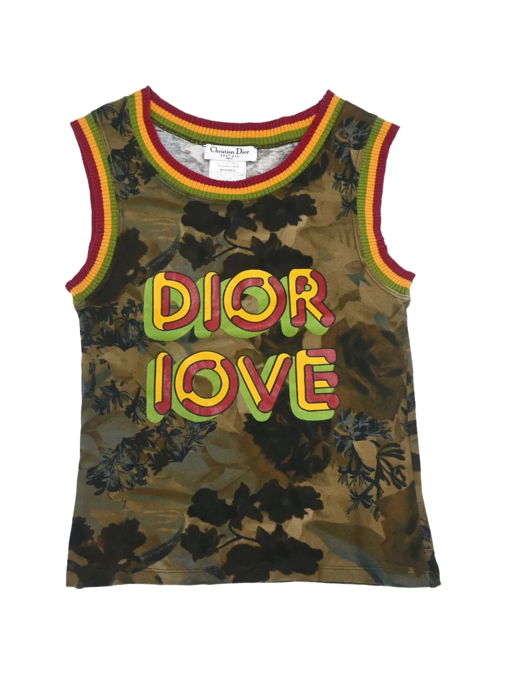Christian Dior Pre-Owned 2005 Dior Love tank top - Grün