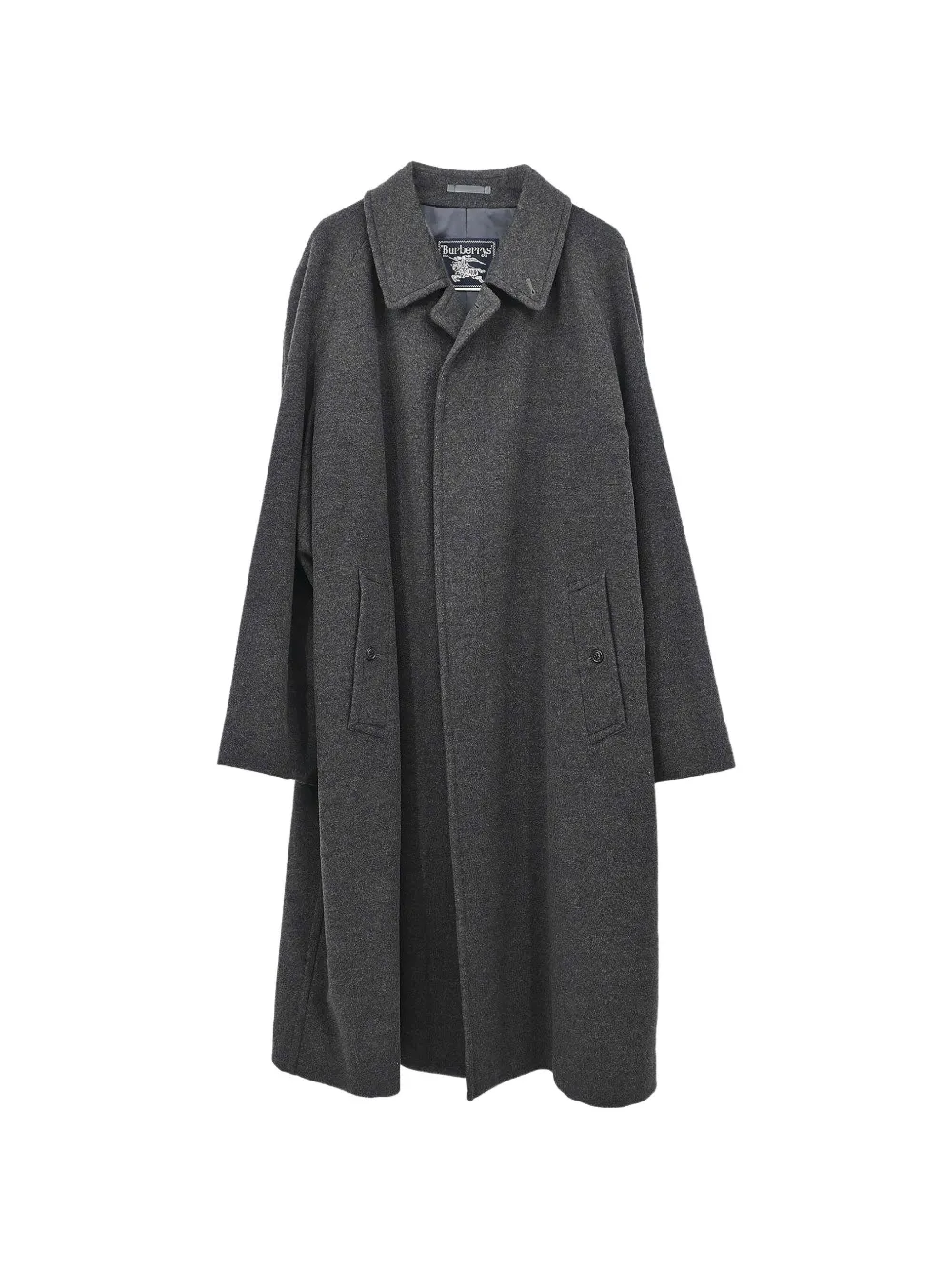Burberry Pre-Owned wool single-breasted coat - Grigio
