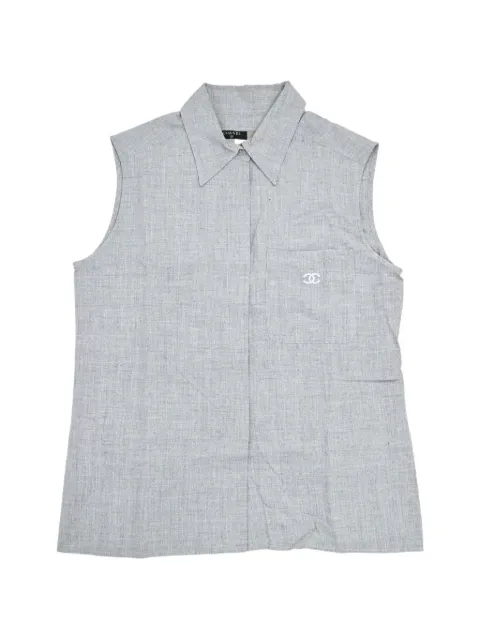 CHANEL Pre-Owned 1999 sleeveless top