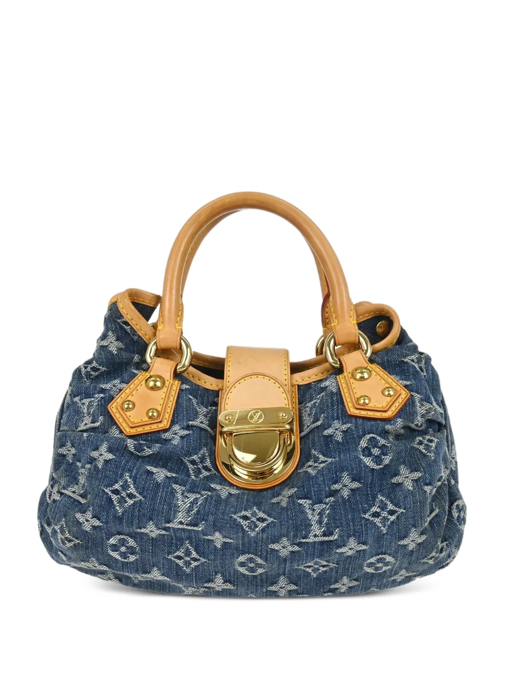 Louis Vuitton Pre-Owned 2005 Monogram Denim Pleaty handbag - Blu