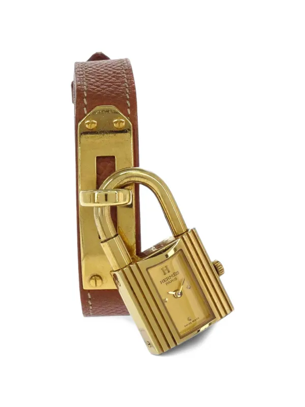 Hermès Pre-owned Kelly 19mm Watch in Gold