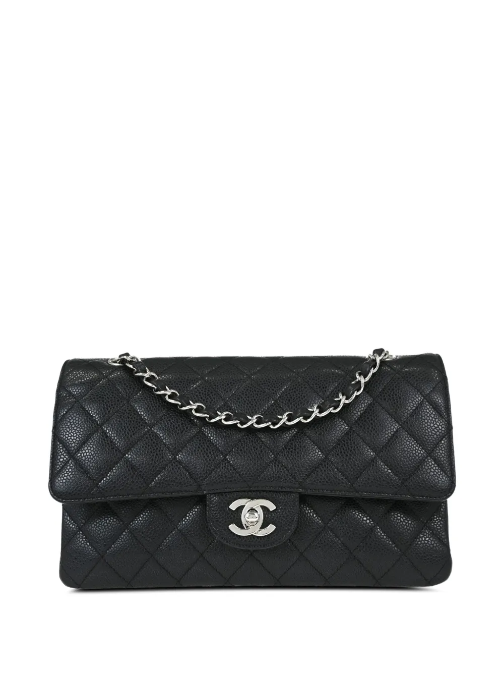 CHANEL Pre-Owned 2008-2009 medium Classic Double Flap shoulder bag - Schwarz