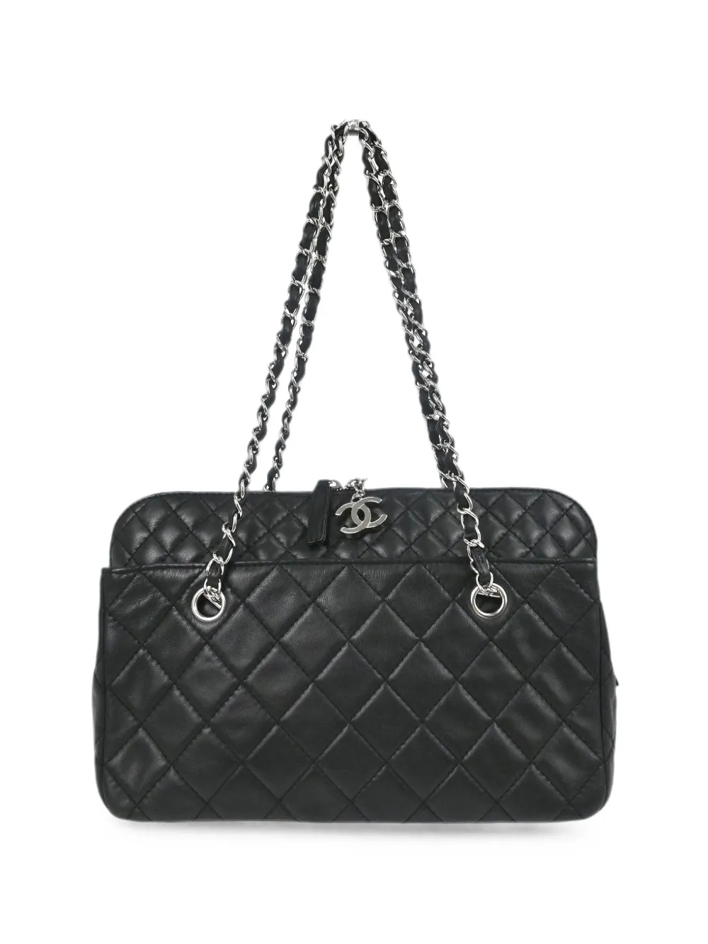 CHANEL Pre-Owned 2010-2011 In the Business quilted shoulder bag - Nero