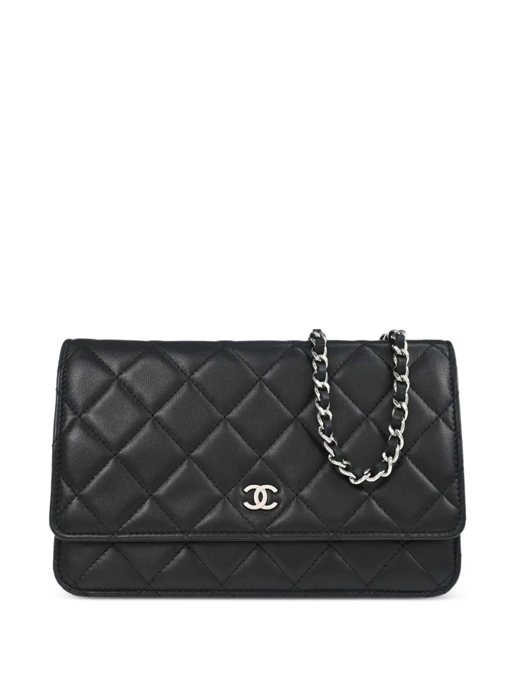 CHANEL Pre-Owned 2014 quilted Classic Wallet on Chain shoulder bag - Schwarz