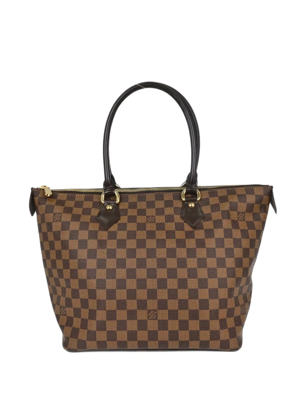 Louis Vuitton Pre-Owned MM Saleya Damier Ebène tote bag - Marron Louis Vuitton Pre-Owned MM Saleya Damier Ebène tote bag - Marron
