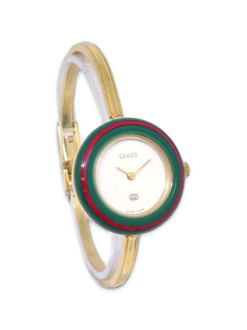 Gucci Pre-Owned Change Bezel 25mm watch - Weiß