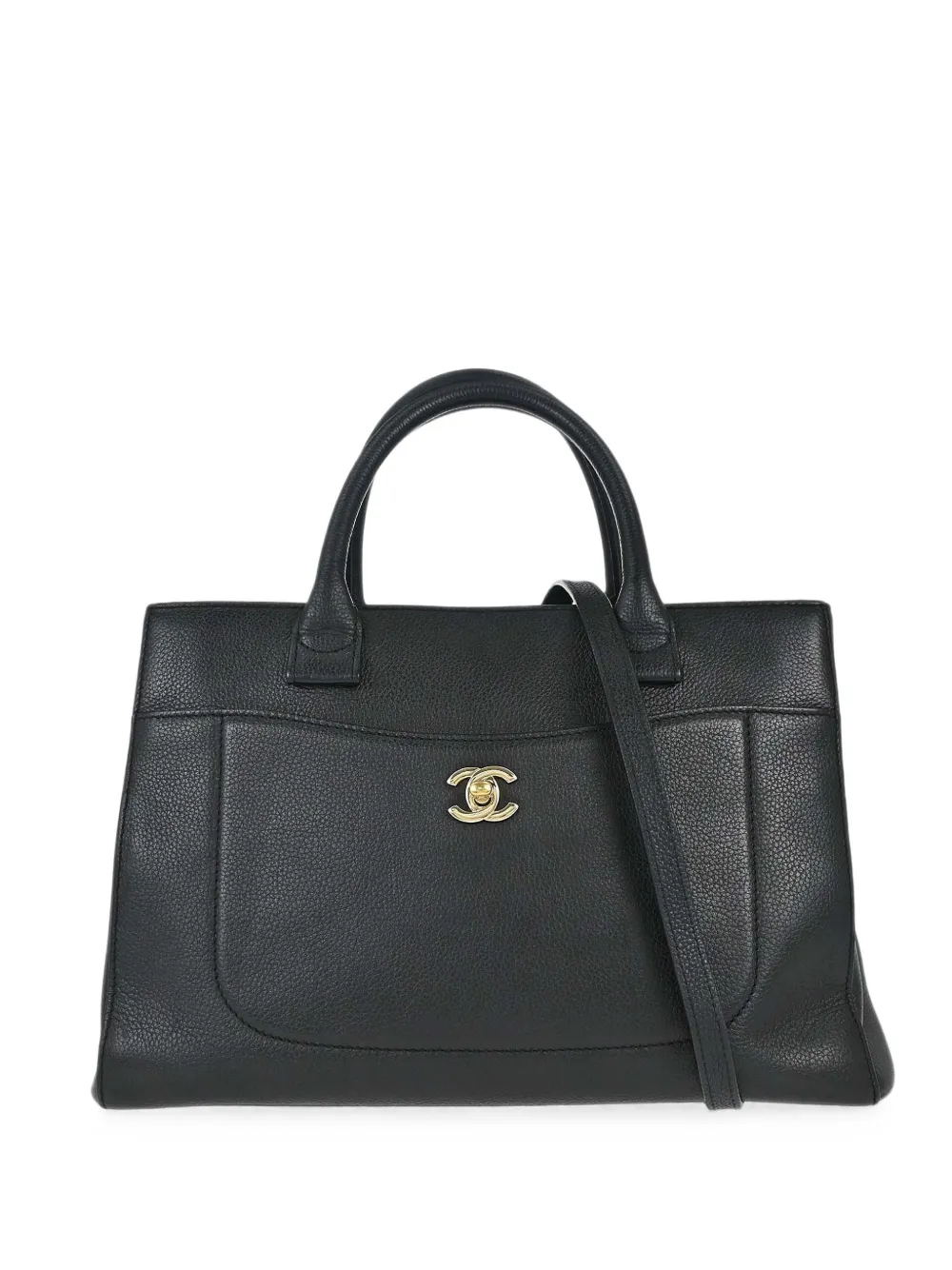 CHANEL Pre-Owned 2017-2018 Neo Executive Cerf tote bag - Nero