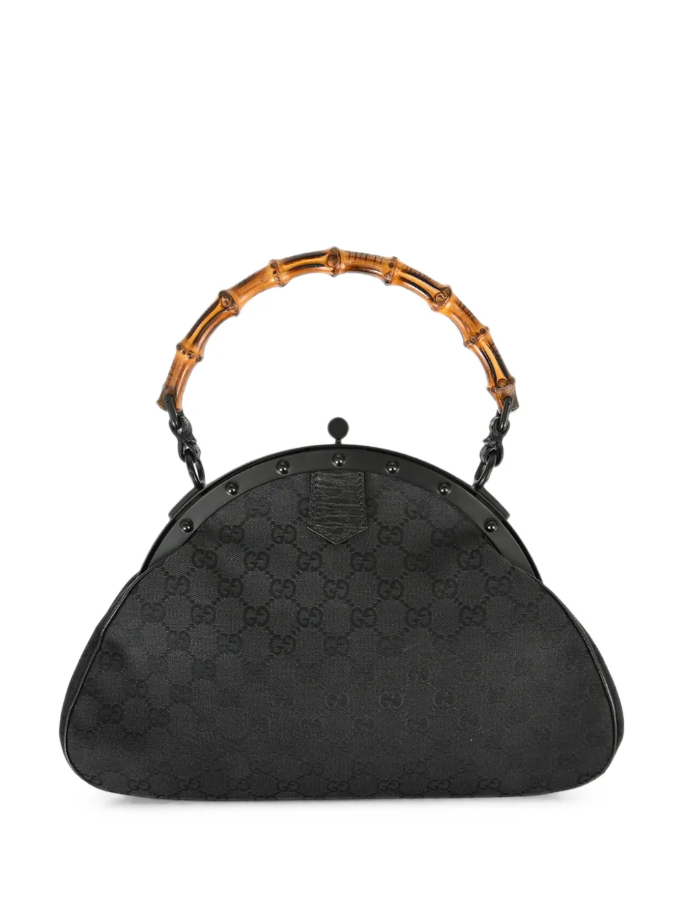 Gucci Pre-Owned Bamboo GG shoulder bag - Schwarz