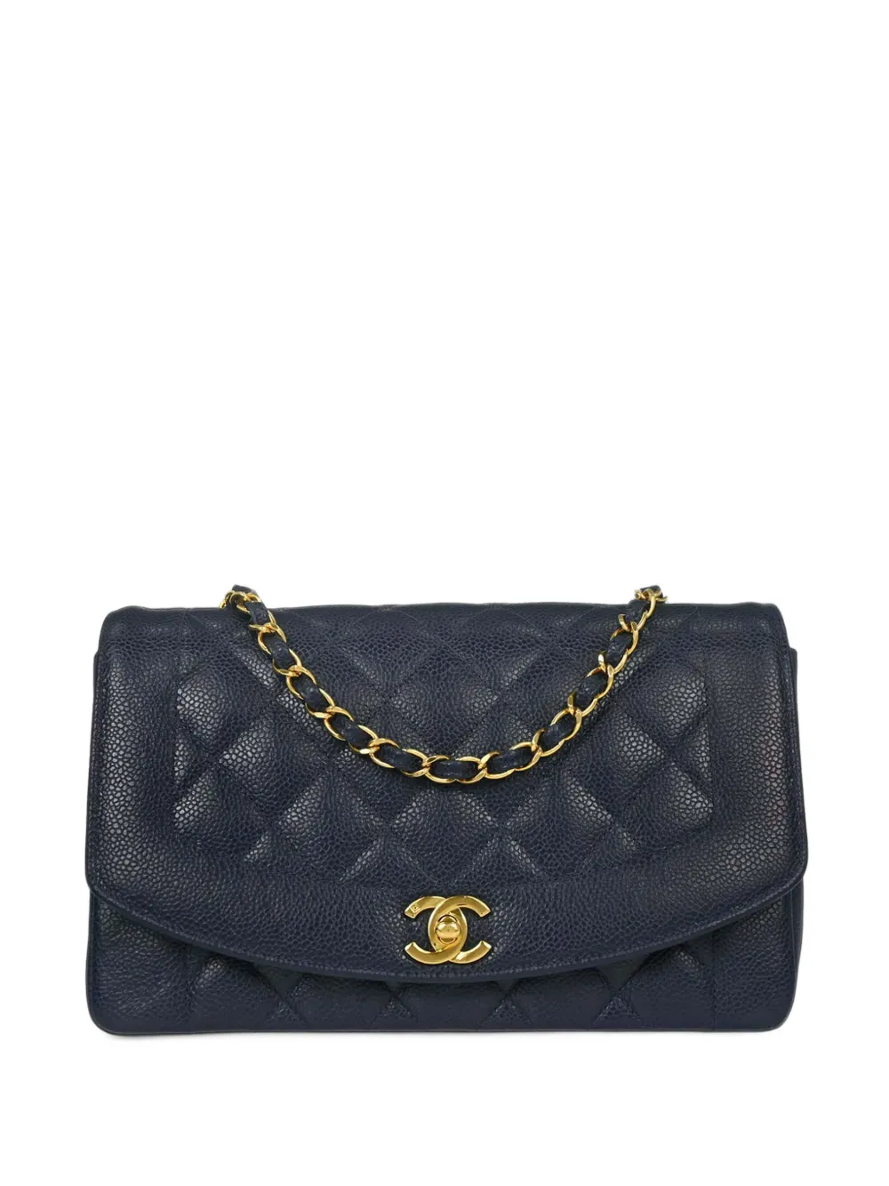 CHANEL Pre-Owned 1994-1996 Diana quilted shoulder bag - Blue