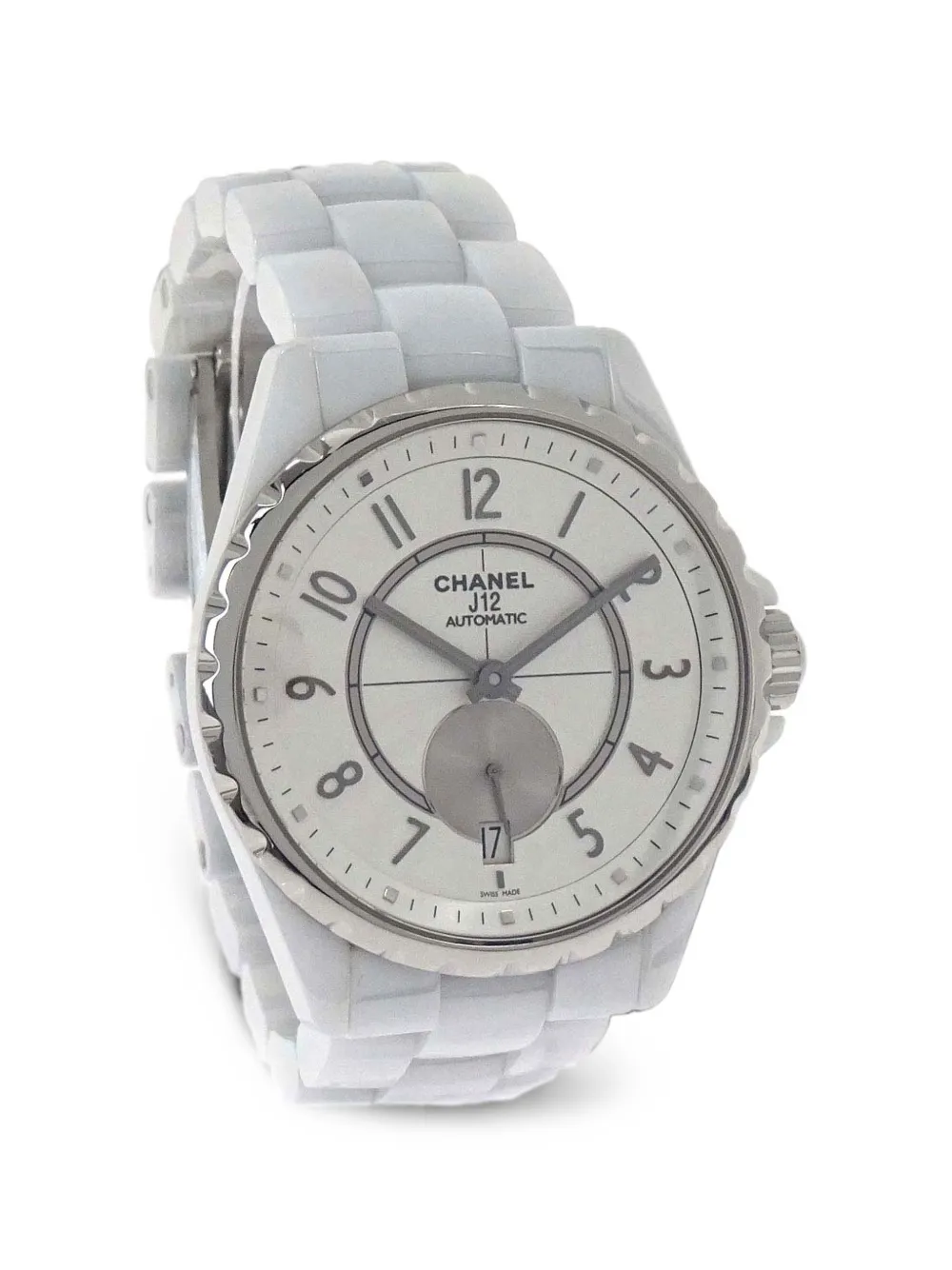 Chanel Pre-owned 2010s J12 36.5mm Watch in White